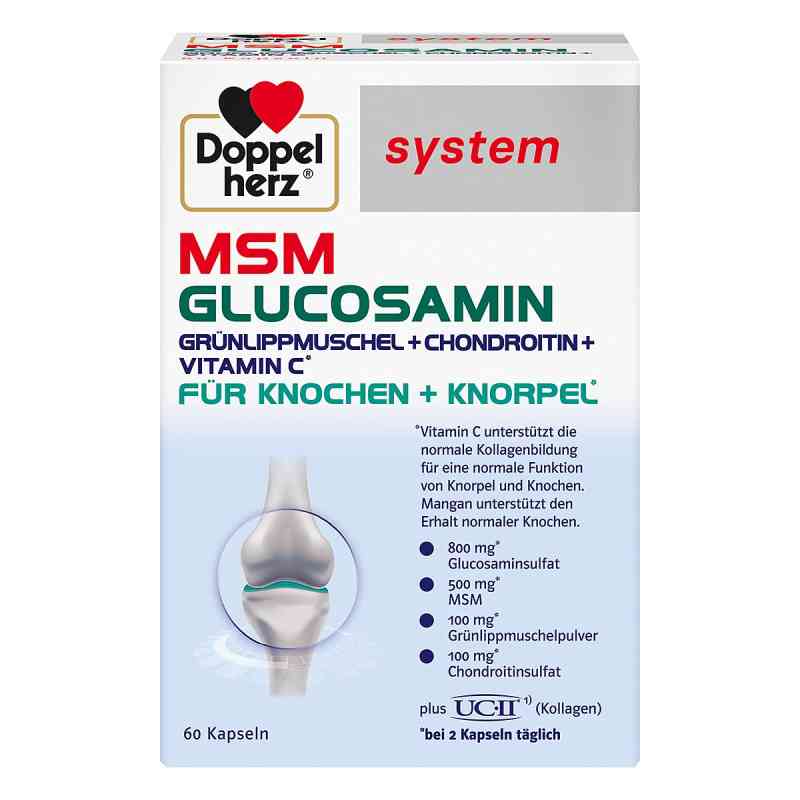 Doppelherz Msm Glucosamin System Kapseln 60 szt. od Queisser Pharma GmbH & Co. KG PZN 17974290