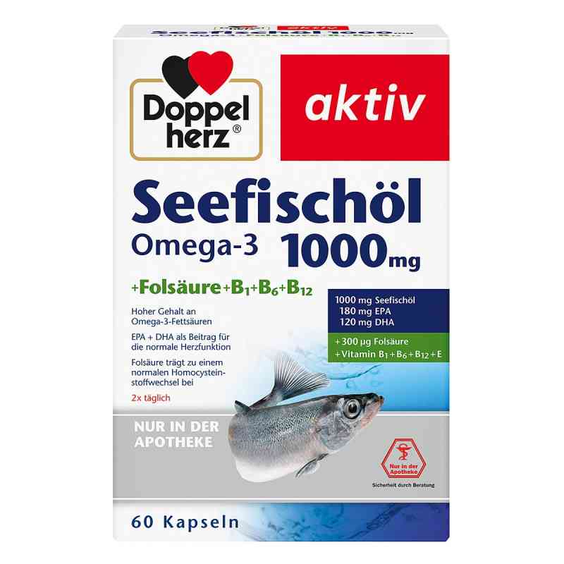 Doppelherz  Omega 3 1000mg+kwas foliowy tabl. 60 szt. od Queisser Pharma GmbH & Co. KG PZN 06583675