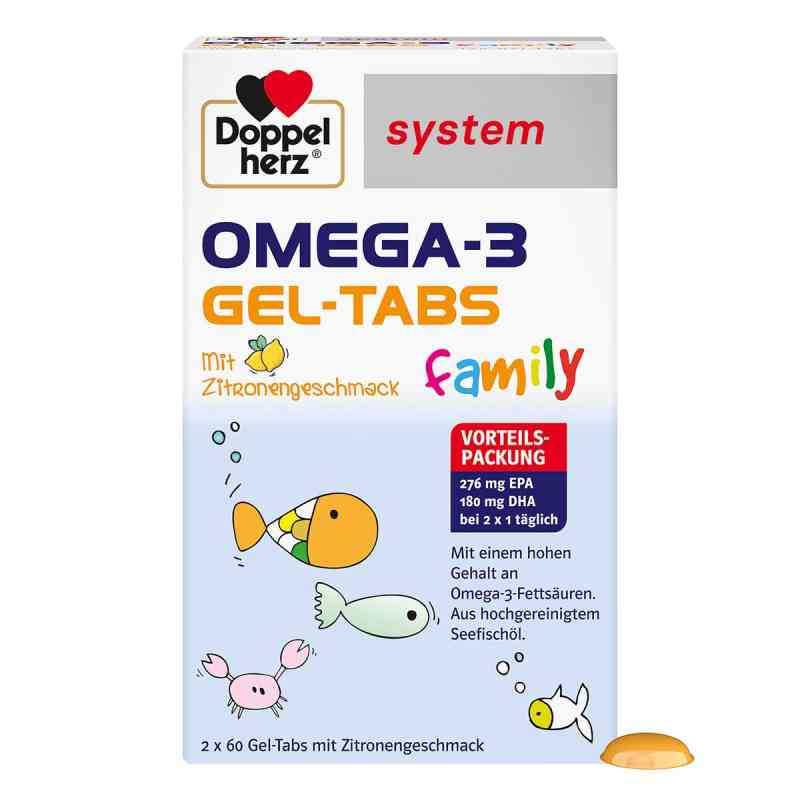 Doppelherz Omega-3 family system tabletki 120 szt. od Queisser Pharma GmbH & Co. KG PZN 16849708