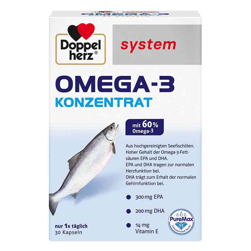 Doppelherz Omega-3 Koncentrat kapsułki  30 szt. od Queisser Pharma GmbH & Co. KG PZN 06132725