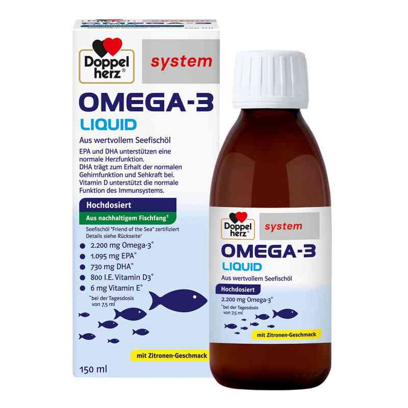 Doppelherz Omega-3 Liquid system 150 ml od Queisser Pharma GmbH & Co. KG PZN 15638381