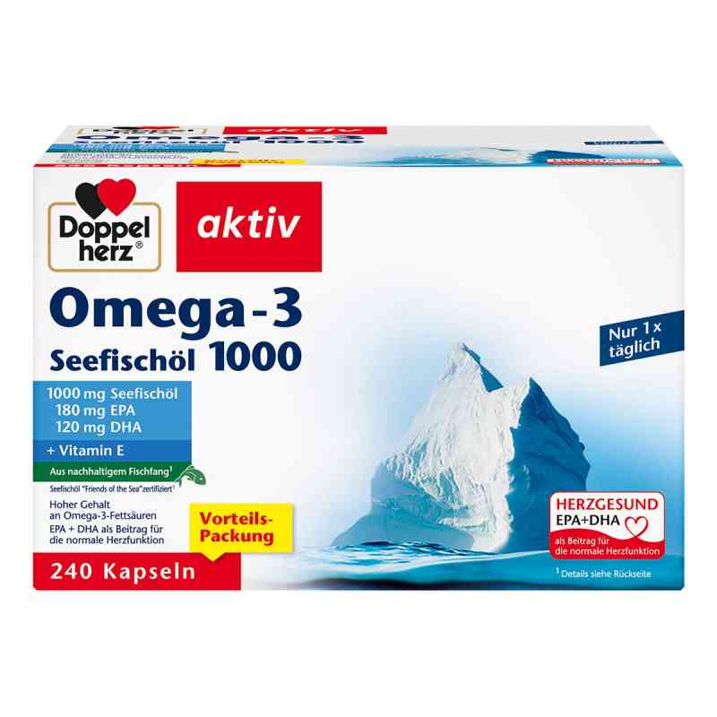 Doppelherz Omega-3 Seefischöl 1000 kapsułki 240 szt. od Queisser Pharma GmbH & Co. KG PZN 16588550