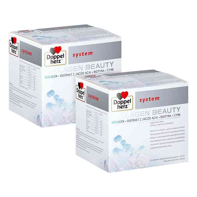 Doppelherz System Kollagen Beauty zestaw 2x30  od  PZN 08105138