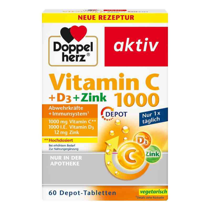 Doppelherz Vitamin C1000 +d3+zink Depot Tabletten 60 szt. od Queisser Pharma GmbH & Co. KG PZN 17620511