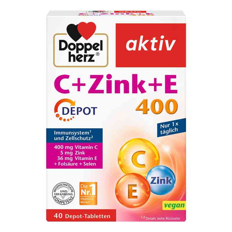 Doppelherz wit. C+E+cynk Depot tabletki 40 szt. od Queisser Pharma GmbH & Co. KG PZN 02561607