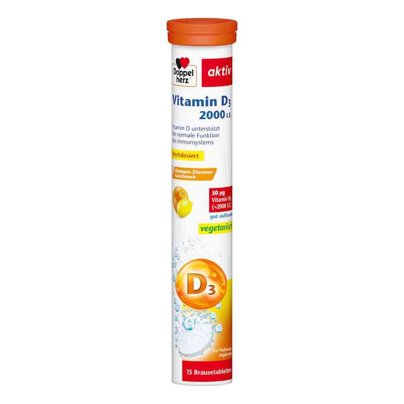 Doppelherz witamina D3 2000 I.e. tabletki musujące 15 szt. od Queisser Pharma GmbH & Co. KG PZN 15616801