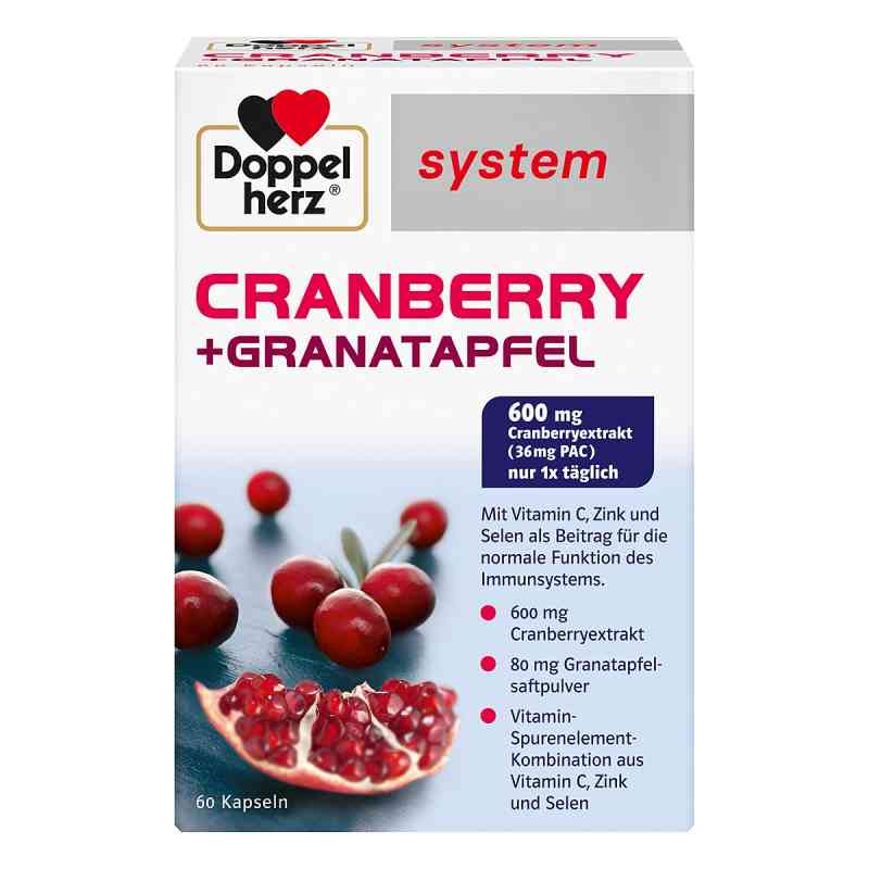 Doppelherz z wyciągiem z żurawiny i granatu kaps. 60 szt. od Queisser Pharma GmbH & Co. KG PZN 09726299