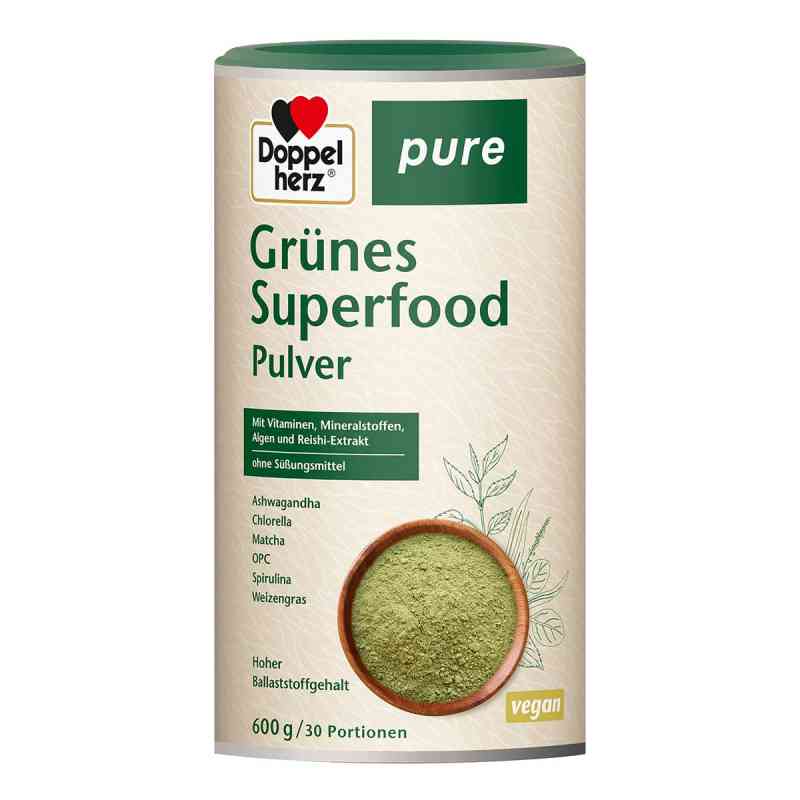 Doppelherz Zielone Superfood Pure Proszek 600 g od Queisser Pharma GmbH & Co. KG PZN 18839950