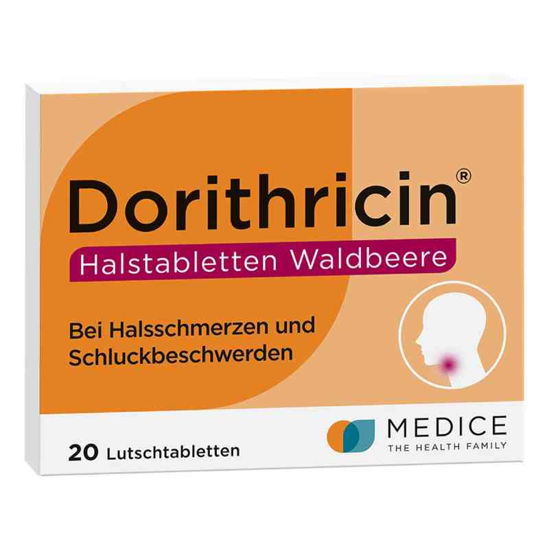 Dorithricin Halstabletten Waldbeere 20 szt. od MEDICE Arzneimittel Pütter GmbH&Co.KG PZN 10078411