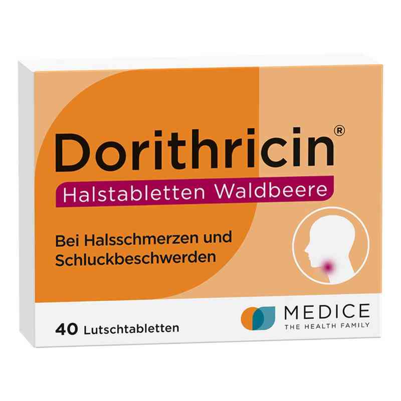 Dorithricin tabletki na gardło o smaku dzikiej jagody 40 szt. od MEDICE Arzneimittel Pütter GmbH& PZN 10078428