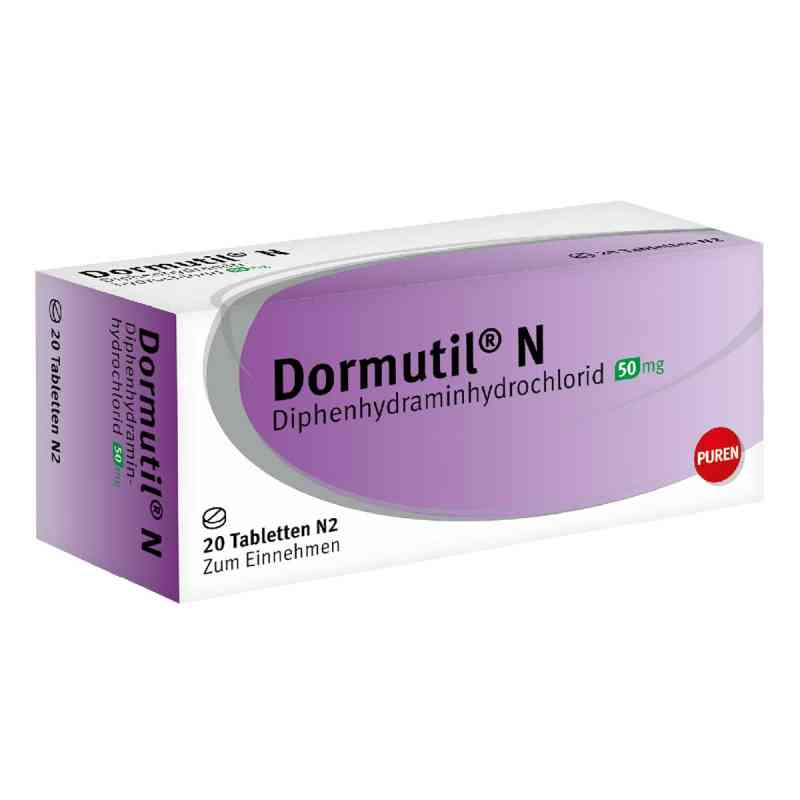 Dormutil N tabletki 20 szt. od PUREN Pharma GmbH & Co. KG PZN 04609554