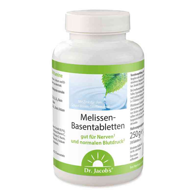 Dr. Jacob's ekstrakt z melisy tabletki 250 szt. od Dr. Jacob's Medical GmbH PZN 06407576