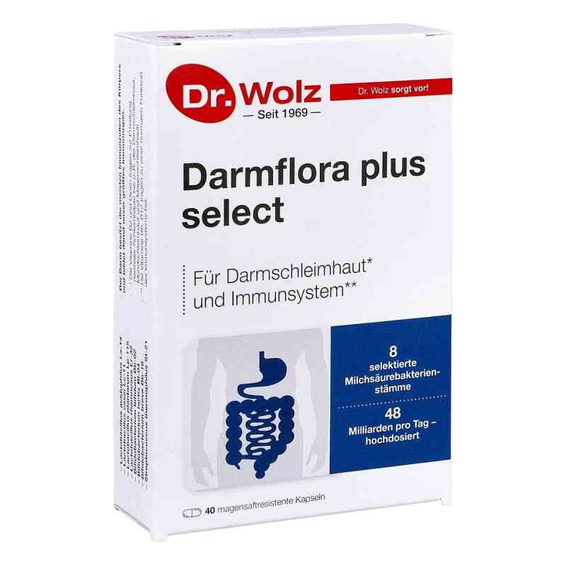 Dr Wolz Darmflora plus select probiotyk w kapsułkach 40 szt. od Dr. Wolz Zell GmbH PZN 04837433