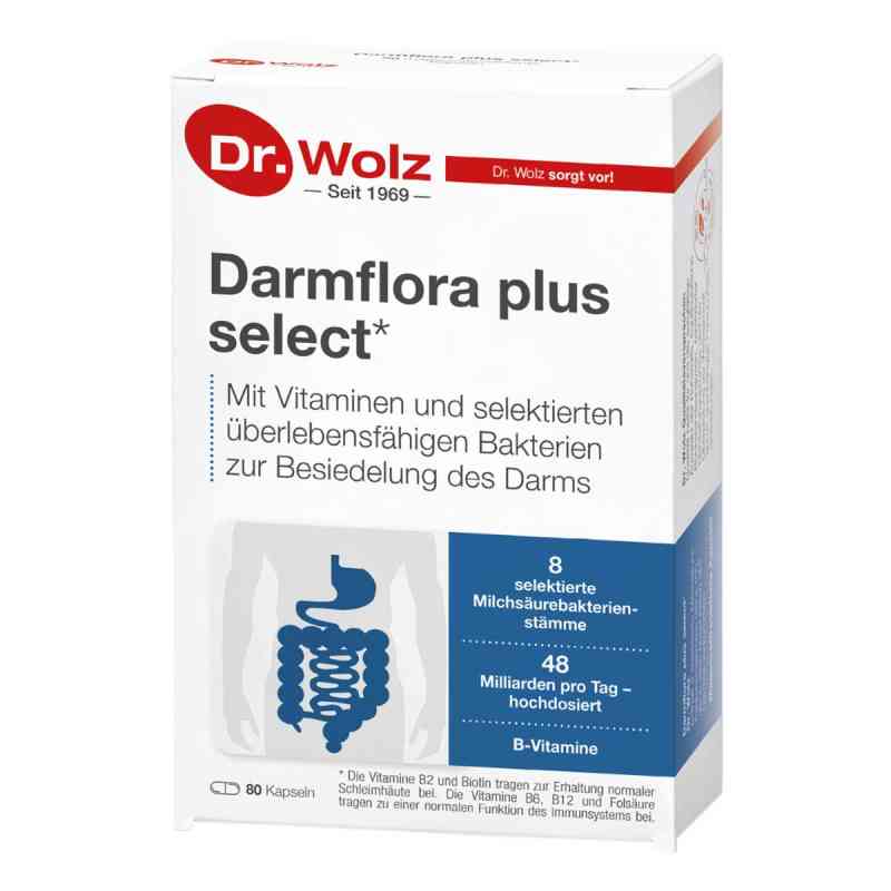 Dr Wolz Darmflora plus select probiotyk w kapsułkach 80 szt. od Dr. Wolz Zell GmbH PZN 06798312