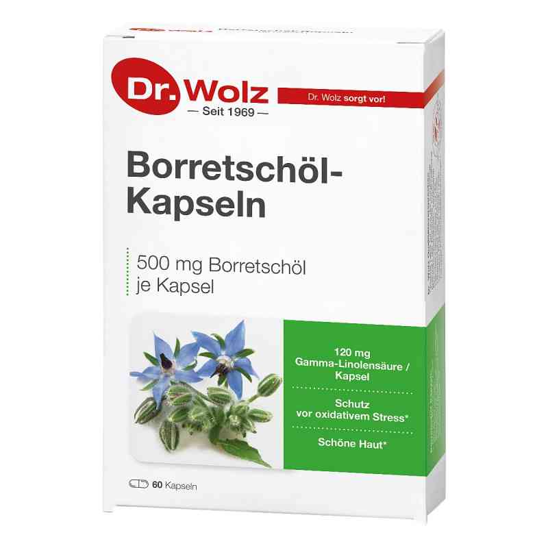 Dr. Wolz kapsułki z ogórecznika 60 szt. od Dr. Wolz Zell GmbH PZN 04447726