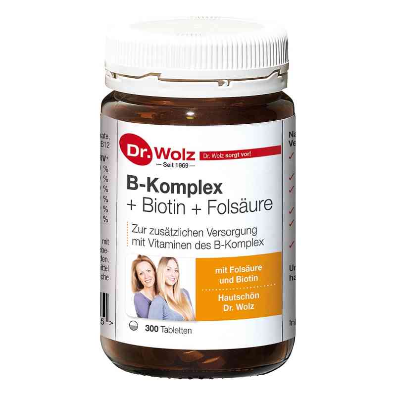 Dr Wolz kompleks witamin z grupy B +biotyna+ kwas foliowy 300 szt. od Dr. Wolz Zell GmbH PZN 03088082