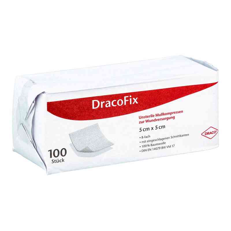 Dracofix Op-kompressen 5x5 cm unsteril 8fach 100 szt. od Dr. Ausbüttel GmbH & Co. KG PZN 02268480