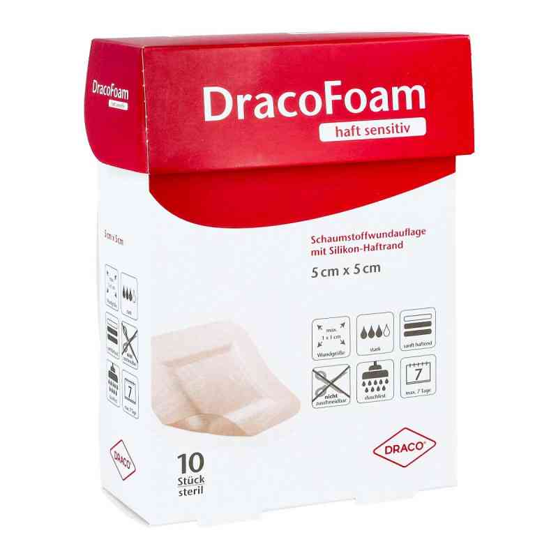 Dracofoam Haft sensitiv Schaumst.wund.5x5 cm 10 szt. od Dr. Ausbüttel GmbH & Co. KG PZN 11376174