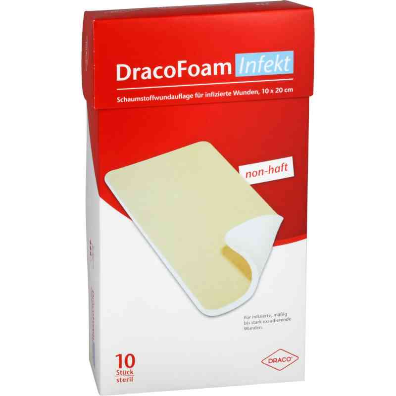 Dracofoam Infekt Schaumst.wundauf.10x20cm 10 szt. od Dr. Ausbüttel GmbH & Co. KG PZN 10317620
