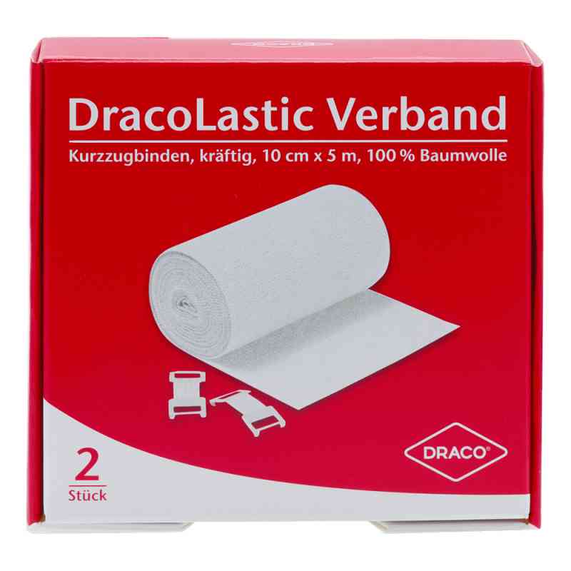 Dracolastic Verband kraeftig 10cm Doppelpackung 2 szt. od Dr. Ausbüttel GmbH & Co. KG PZN 01449854