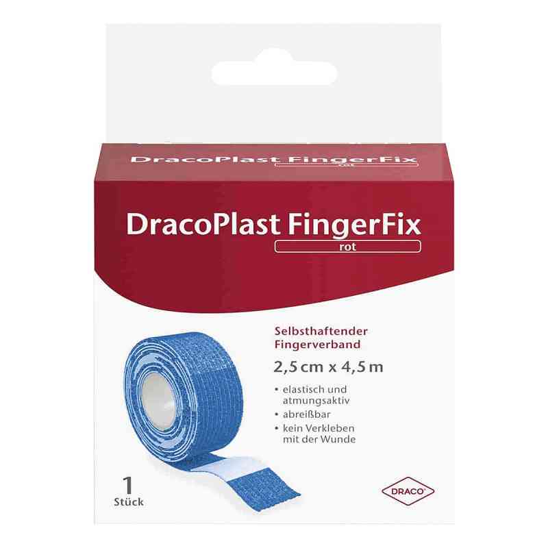 Dracoplast Fingerfix 2,5 cmx4,5 m mit Wundk.blau 1 szt. od Dr. Ausbüttel GmbH & Co. KG PZN 14296547
