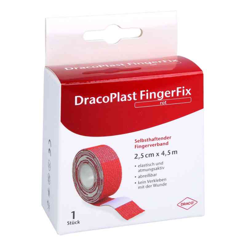 Dracoplast Fingerfix 2,5 cmx4,5 m mit Wundk.rot 1 szt. od Dr. Ausbüttel GmbH & Co. KG PZN 14296576