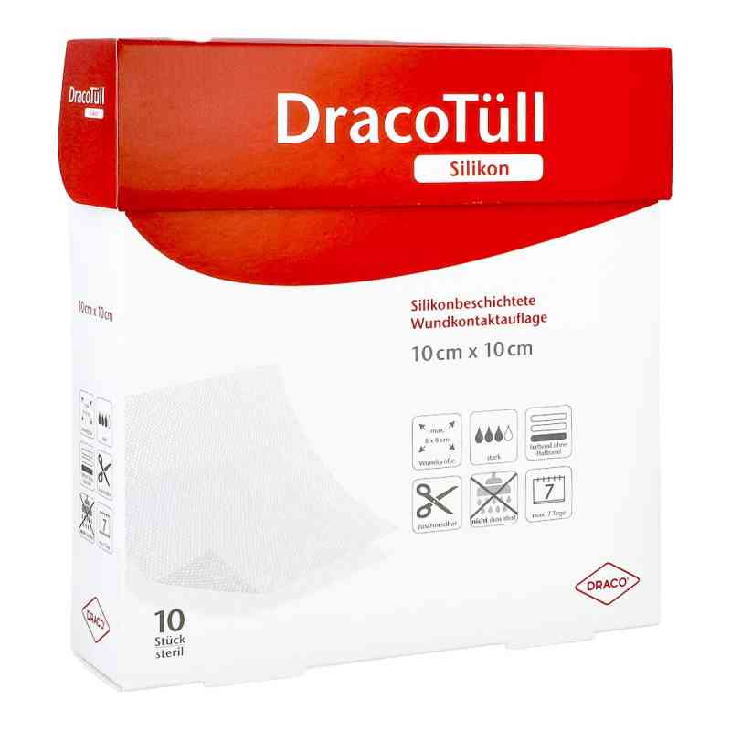 Dracotüll Sil.10x10 cm silikonbes.Wundkont.Aufl. 10 szt. od Dr. Ausbüttel GmbH & Co. KG PZN 08839788