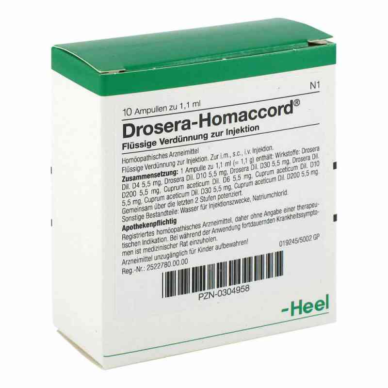 Drosera Homaccord ampułki 10 szt. od Biologische Heilmittel Heel GmbH PZN 00304958