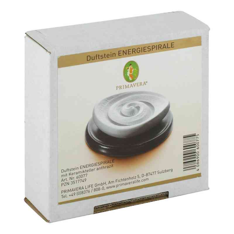 Duftstein Energiespirale z płytą ceramiczną czarną 1 szt. od Primavera Life GmbH PZN 03517749