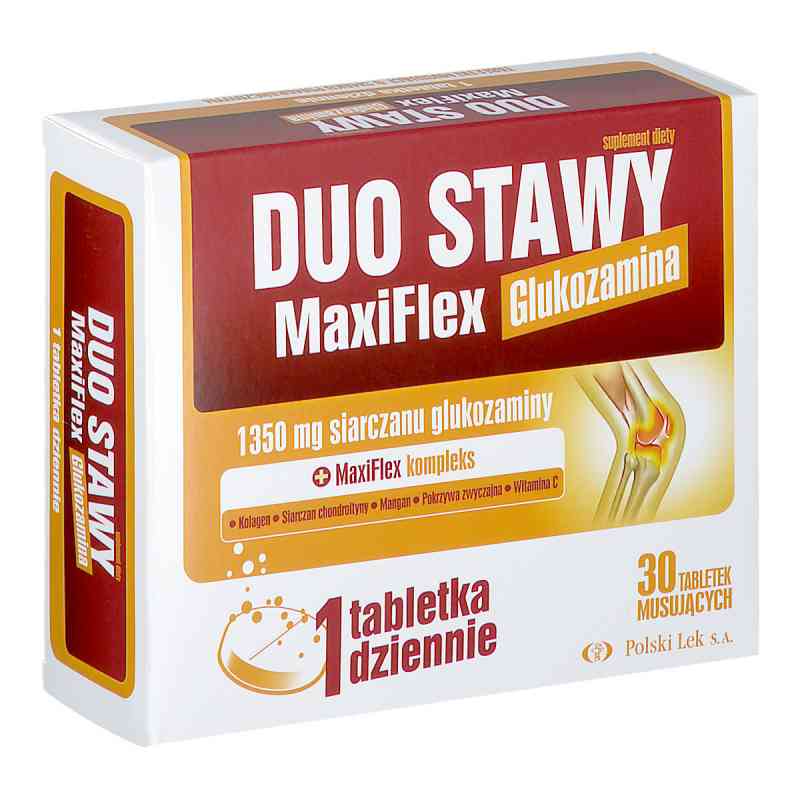 Duo Stawy MaxiFlex Glukozamina 30 tabl. od POLSKI LEK  PZN 08301207