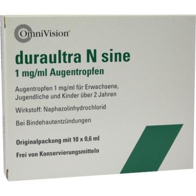 Duraultra N sine Augentr. 10X0.6 ml od OmniVision GmbH PZN 07788681