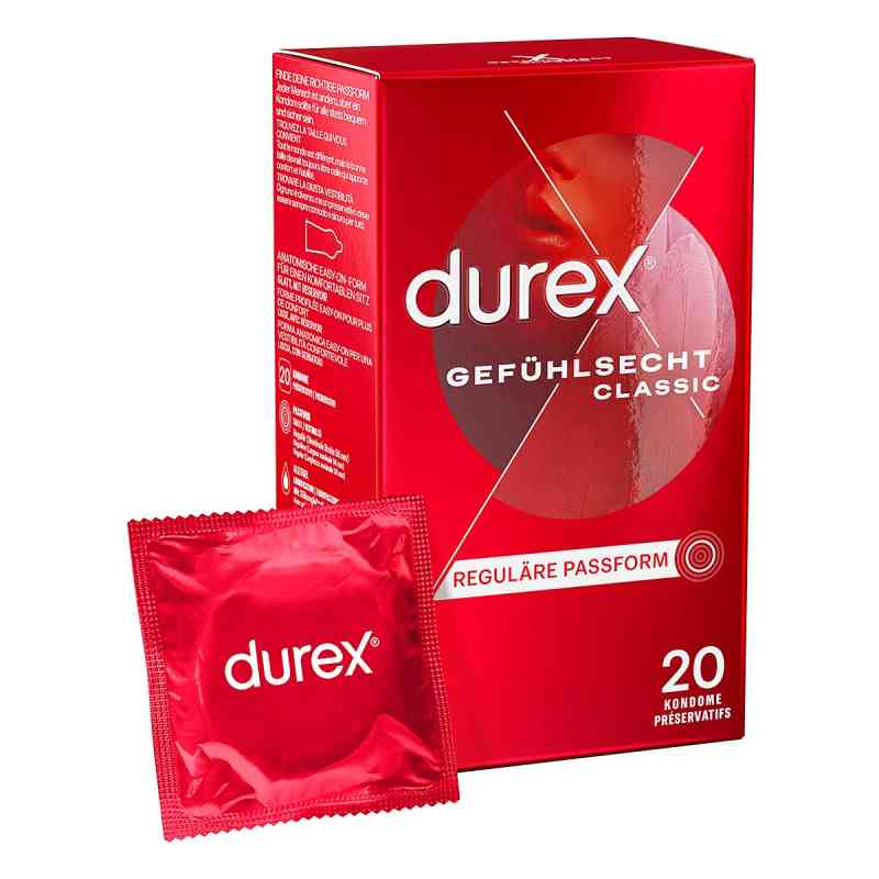 Durex Gefühlsecht classic prezerwatywy 20 szt. od Reckitt Benckiser Deutschland GmbH PZN 16596667