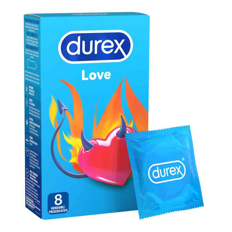 Durex Love prezerwatywy  8 szt. od Reckitt Benckiser Deutschland Gm PZN 12458891