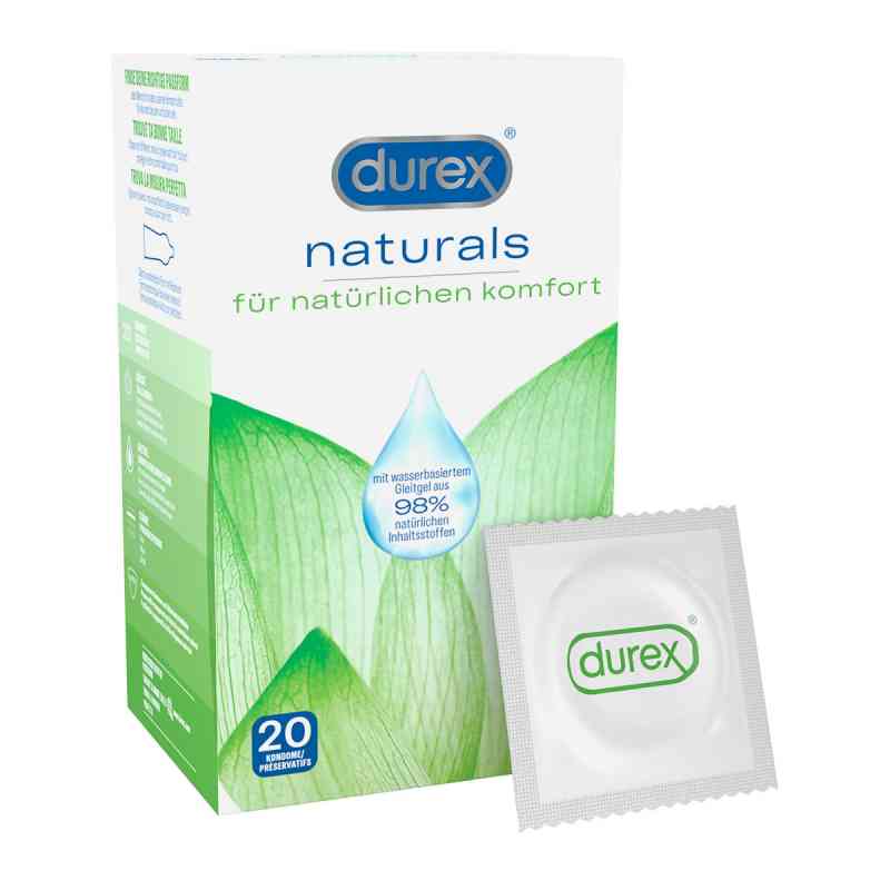 Durex Naturals Kondome Gle 2X10 szt. od Reckitt Benckiser Deutschland Gm PZN 17165805