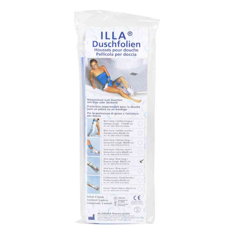 Duschfolien Arm lang 80 cm 5 szt. od ALLERGIKA Pharma GmbH PZN 07274574