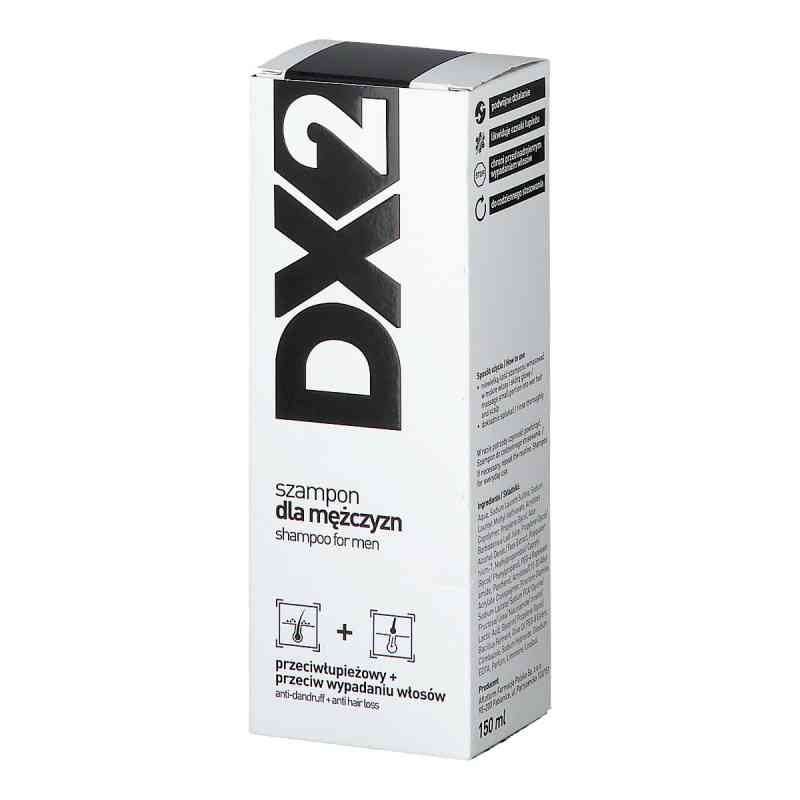 DX2 szampon przeciwłupieżowy dla mężczyzn 150 ml od AFLOFARM FARMACJA POLSKA SP. Z O.O. PZN 08300764