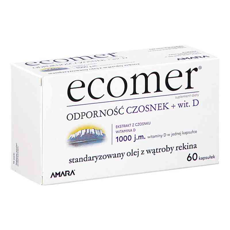 Ecomer Odporność Czosnek + Wit. D 60  od ZAKŁ. FARMACEUTYCZNY AMARA SP. Z O.O. PZN 08305551