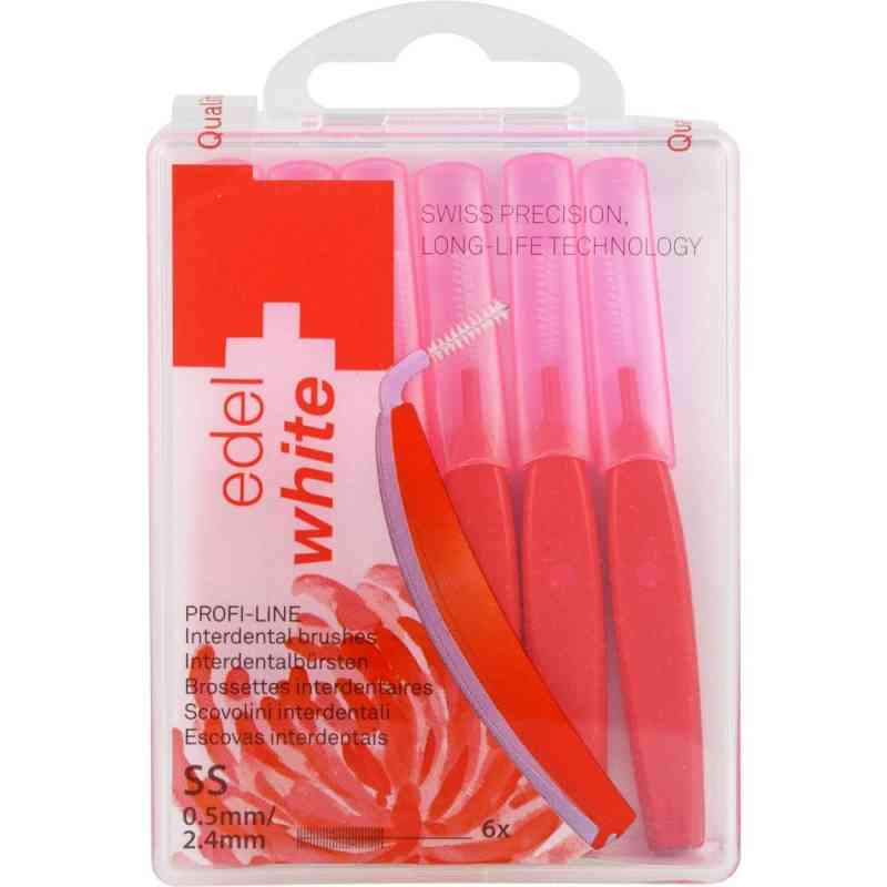 Edelwhite pro Interdent.buer.s 0,5-2,4mm rot 6 szt. od APO Team GmbH PZN 06149039