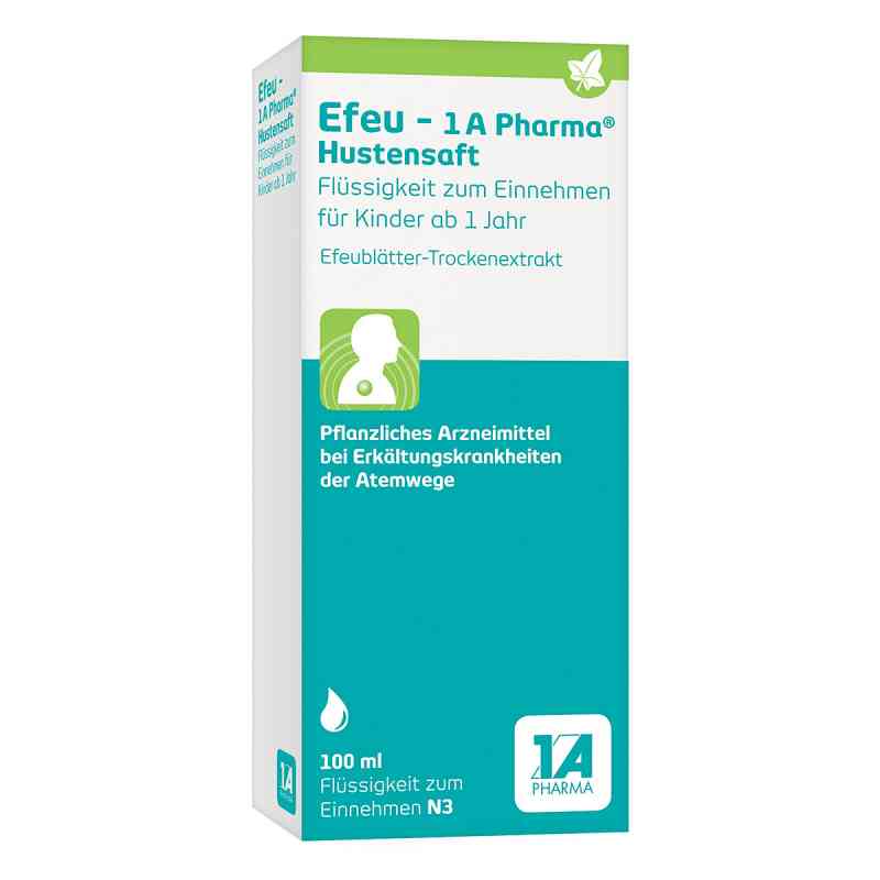 Efeu 1a Pharma Hustensaft 100 ml od 1 A Pharma GmbH PZN 04212555