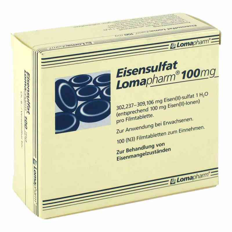 Eisensulfat Lomapharm 100 mg Filmtabl. 100 szt. od LOMAPHARM GmbH PZN 01713446