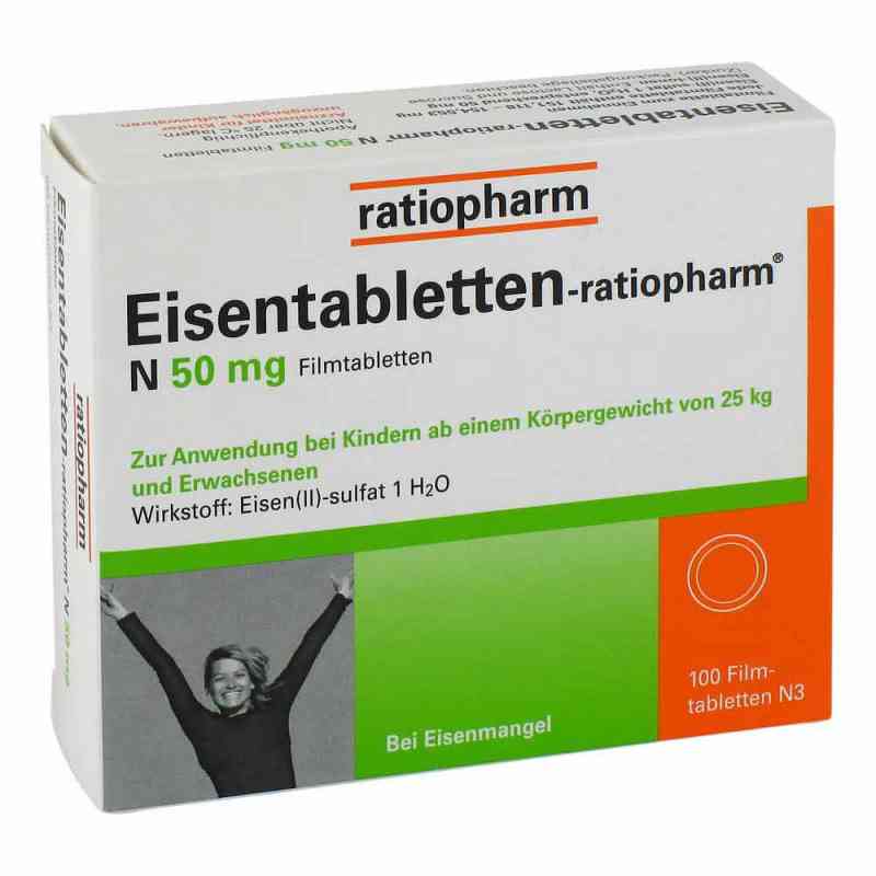 Eisentabletten ratiopharm N tabletki powlekane 50 mg 100 szt. od ratiopharm GmbH PZN 06957905