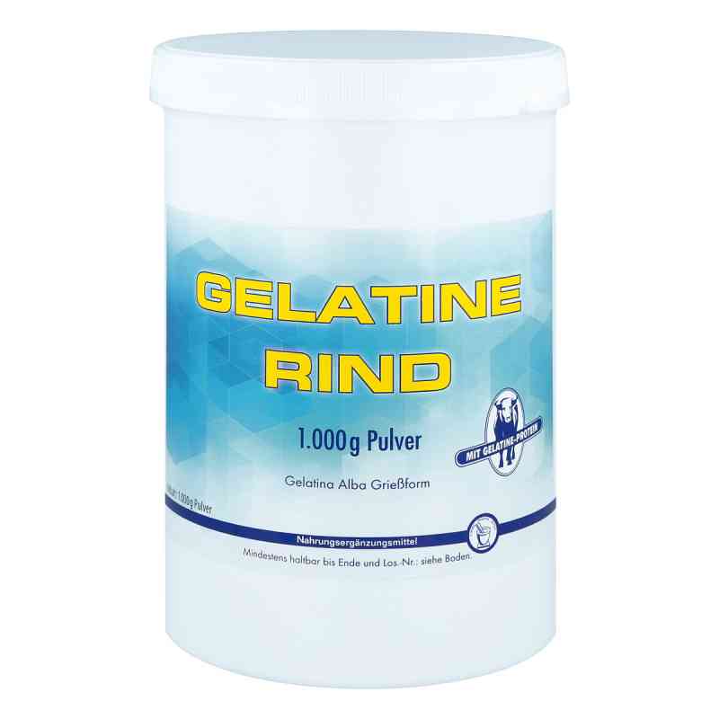 Żelatyna wołowa w proszku Gelatine Rind 1000 g od Pharma Peter GmbH PZN 06197771