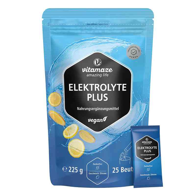 Elektrolyte Plus Vitamin C+b-vitamine Zitrone Plv. 25X9 g od Vitamaze GmbH PZN 19461471
