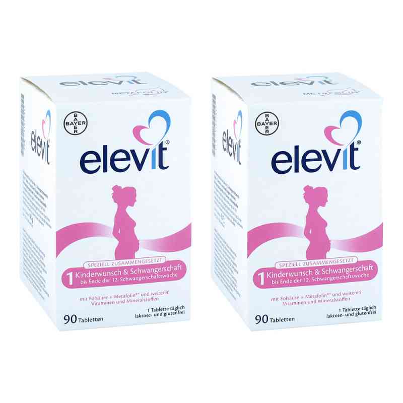 Elevit 1 Planowanie ciąży i ciąża tabletki 2x90 szt. od Bayer Vital GmbH PZN 08100572