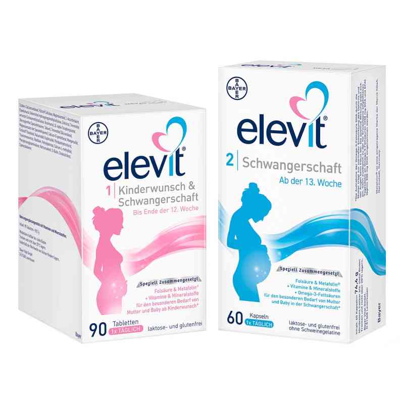 Elevit 12 Schwangerschaft 1 op. od Bayer Vital GmbH PZN 08100574