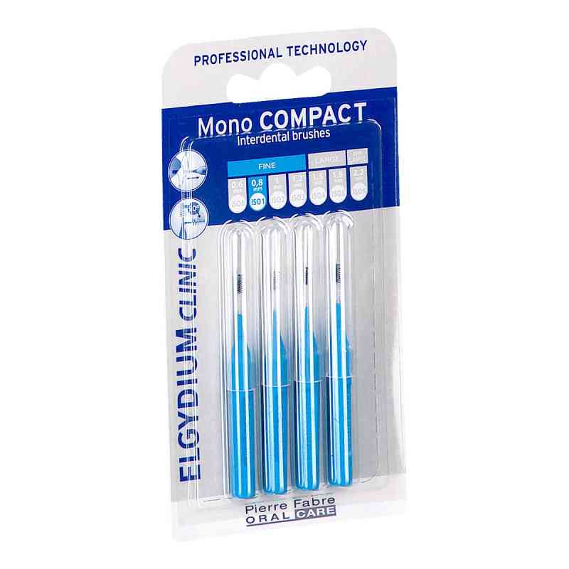 Elgydium Clinic Mono Compact 1 Szczoteczka do mycia zębów niebie 4  od PIERRE FABRE MEDICAMENT PZN 08305807