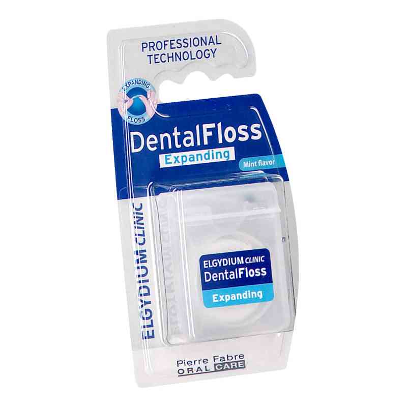 Elgydium Dental Flos Nić dentystyczna pęczniejąca miętowa 25 m 1  od PIERRE FABRE ORAL CARE PZN 08305803