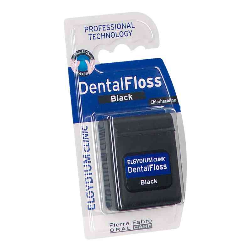 Elgydium nić dentystyczna czarna 1  od PIERRE FABRE MEDICAMENT PZN 08305805