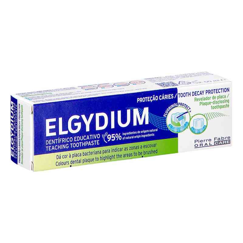 Elgydium Pasta do mycia zębów edukacyjna barwiąca płytkę nazębną 50 ml od PIERRE FABRE MEDICAMENT PZN 08305817