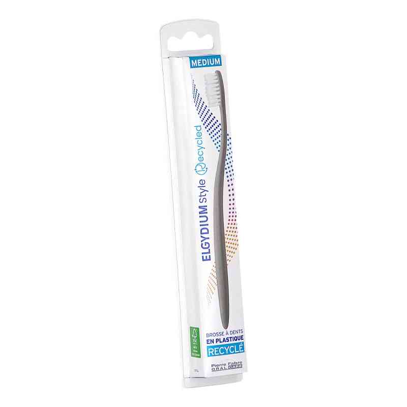 Elgydium Style Szczoteczka do zębów średnia z recyklingu 1  od PIERRE FABRE MEDICAMENT PZN 08305814